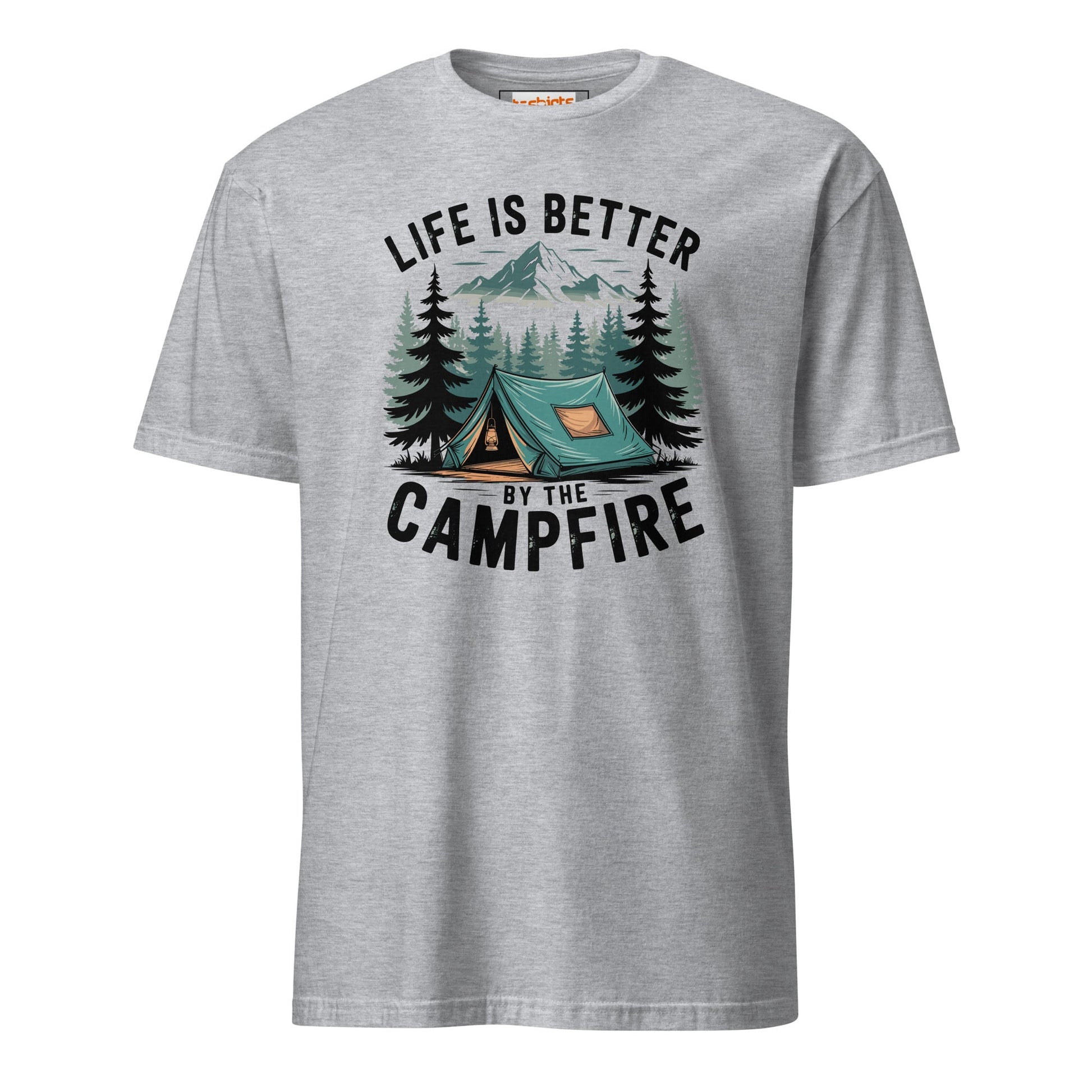 Life is Better by the Campfire T-Shirt - Sport Grey - T-Shirts Online