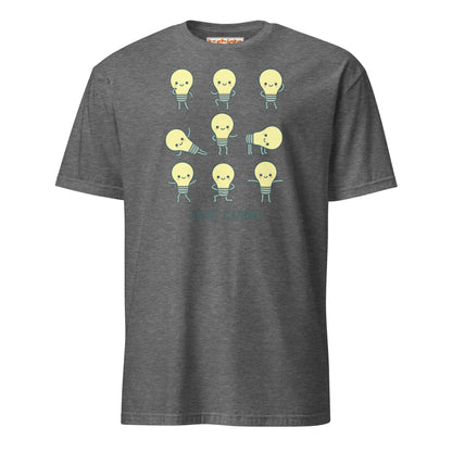Light Cardio T-Shirt – Funny Lightbulb Pun Tee - Graphite Heather - T-Shirts Online