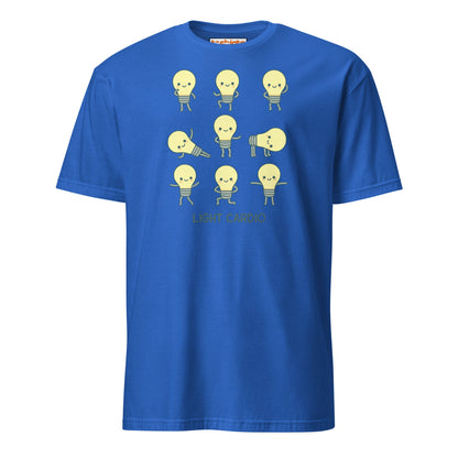 Light Cardio T-Shirt – Funny Lightbulb Pun Tee - Royal - T-Shirts Online