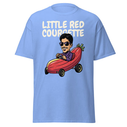 Little Red Courgette T-Shirt | Prince Parody Funny Tee - Carolina Blue - T-Shirts Online