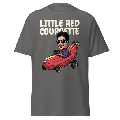 Little Red Courgette T-Shirt | Prince Parody Funny Tee - Charcoal - T-Shirts Online