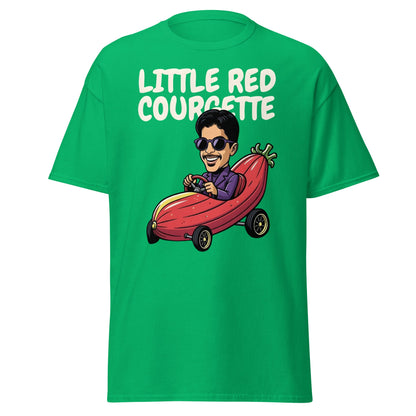 Little Red Courgette T-Shirt | Prince Parody Funny Tee - Irish Green - T-Shirts Online