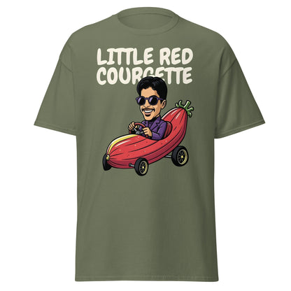 Little Red Courgette T-Shirt | Prince Parody Funny Tee - Military Green - T-Shirts Online