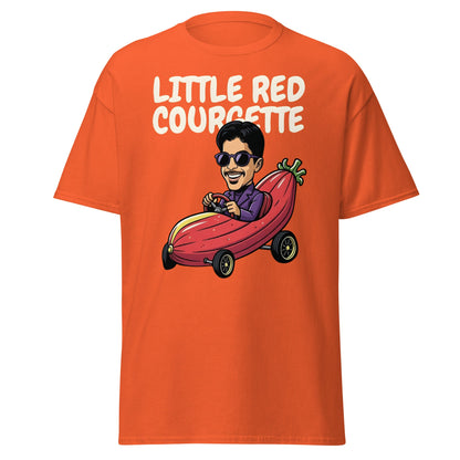 Little Red Courgette T-Shirt | Prince Parody Funny Tee - Orange - T-Shirts Online