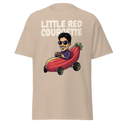 Little Red Courgette T-Shirt | Prince Parody Funny Tee - Sand - T-Shirts Online