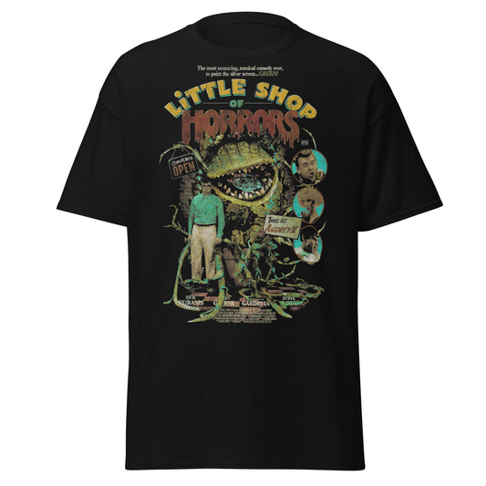 Little Shop of Horrors Audrey II T-Shirt - Mean Green Mother - Black - T-Shirts Online