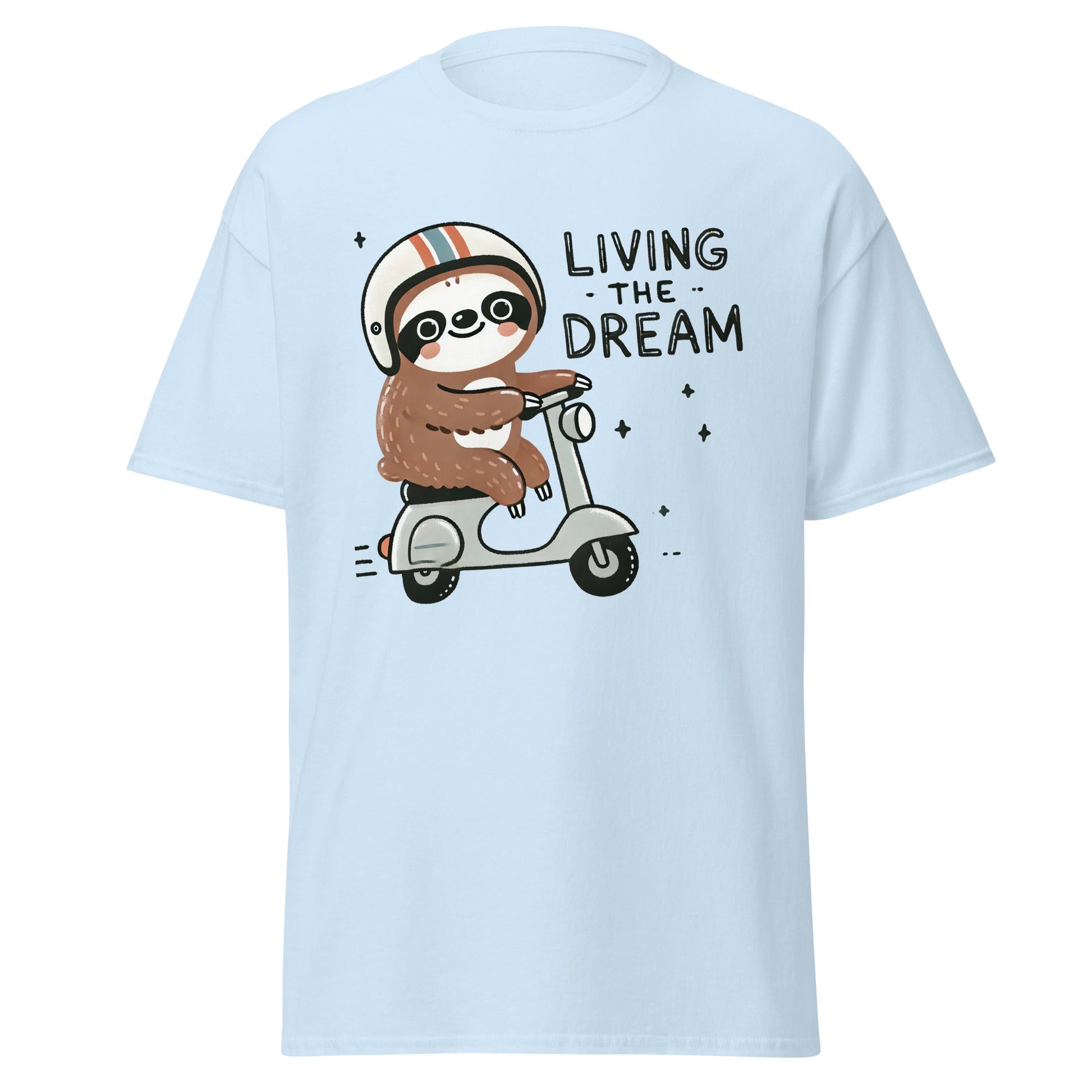 Living the Dream | Sloth T-Shirt - T-Shirts Online