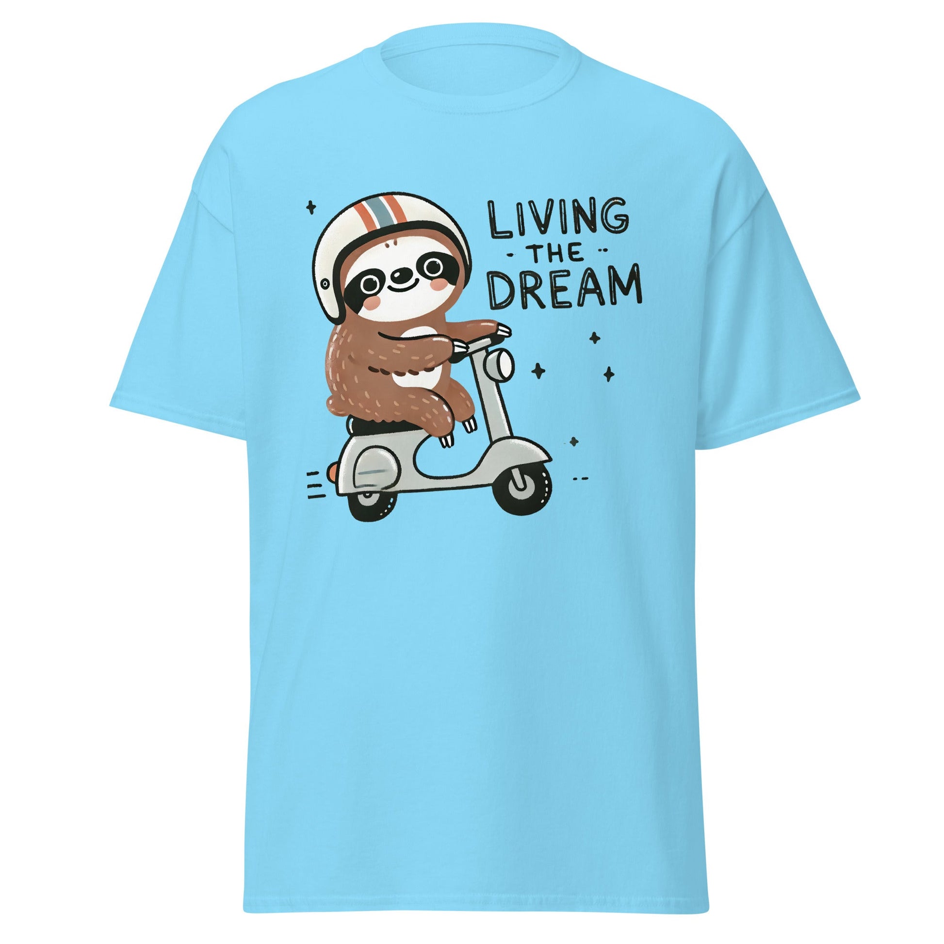Living the Dream | Sloth T-Shirt - T-Shirts Online