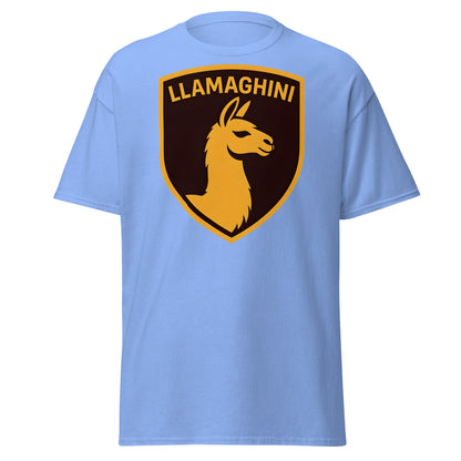 Llamaghini Funny Parody T-Shirt | Luxury Llama Car Tee - Carolina Blue - T-Shirts Online