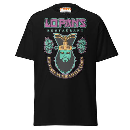 Lo Pan’s Restaurant T-Shirt | Retro Big Trouble Parody Tee - Black - T-Shirts Online