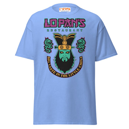 Lo Pan’s Restaurant T-Shirt | Retro Big Trouble Parody Tee - Carolina Blue - T-Shirts Online