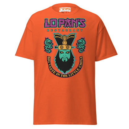 Lo Pan’s Restaurant T-Shirt | Retro Big Trouble Parody Tee - Orange - T-Shirts Online