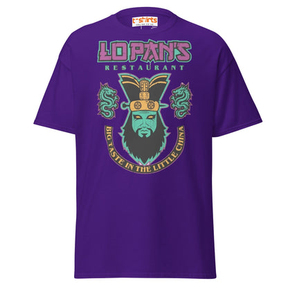 Lo Pan’s Restaurant T-Shirt | Retro Big Trouble Parody Tee - Purple - T-Shirts Online