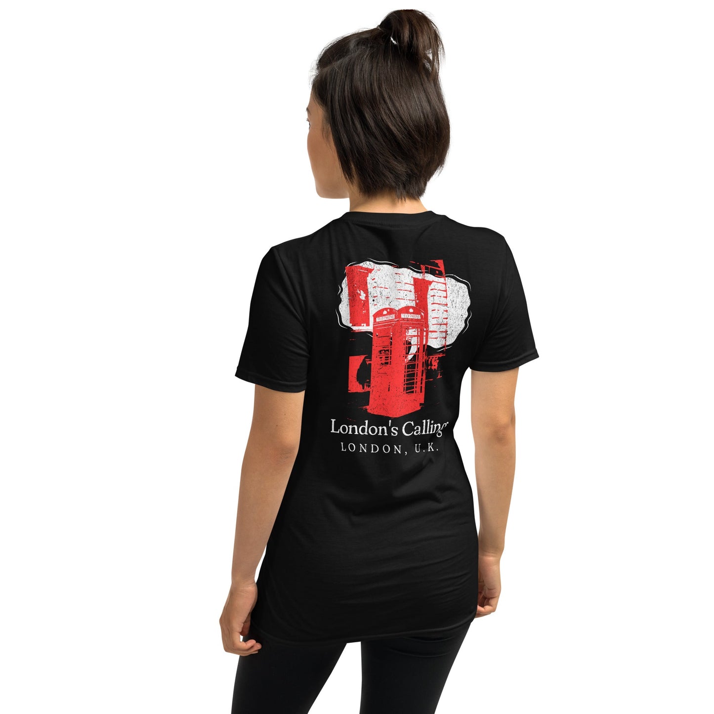 London's Calling T-Shirt | UK Holiday Music T-Shirt - Black - T-Shirts Online