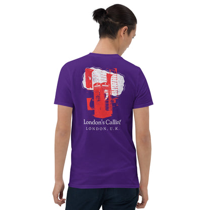 London's Calling T-Shirt | UK Holiday Music T-Shirt - Purple - T-Shirts Online