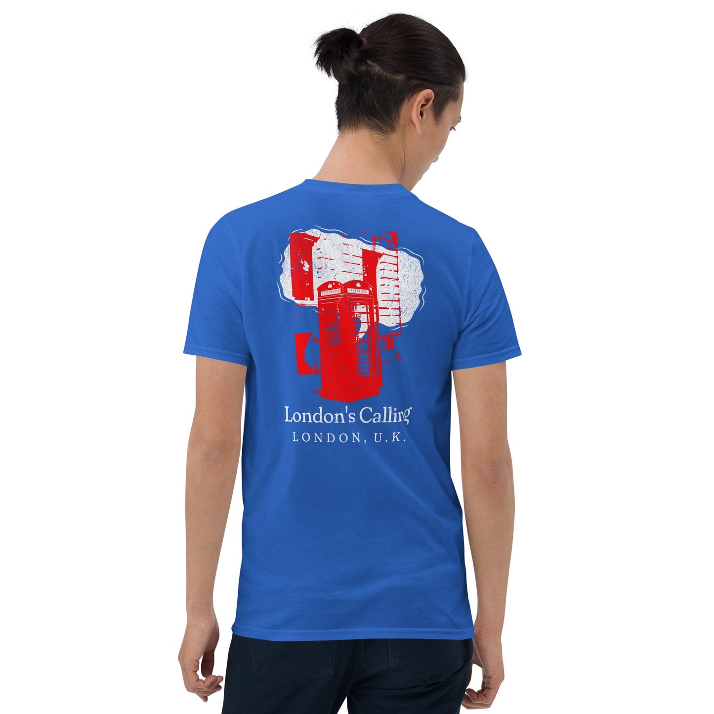 London's Calling T-Shirt | UK Holiday Music T-Shirt - Royal - T-Shirts Online