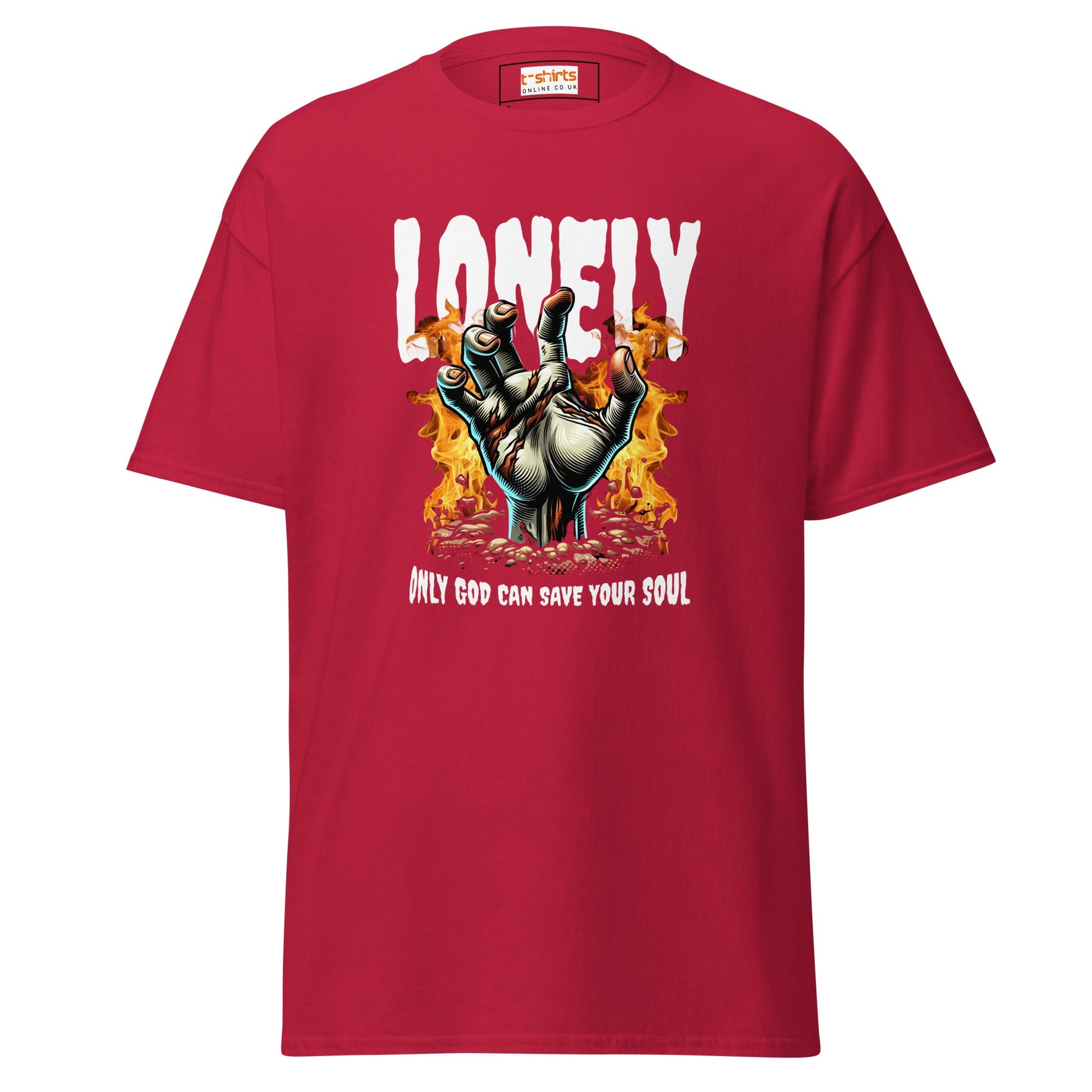 Lonely Zombie | Zombie T-Shirt - Cardinal - T-Shirts Online