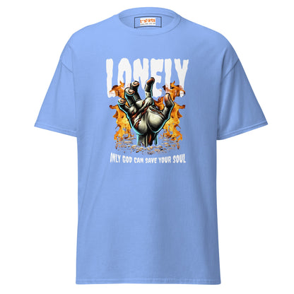 Lonely Zombie | Zombie T-Shirt - Carolina Blue - T-Shirts Online