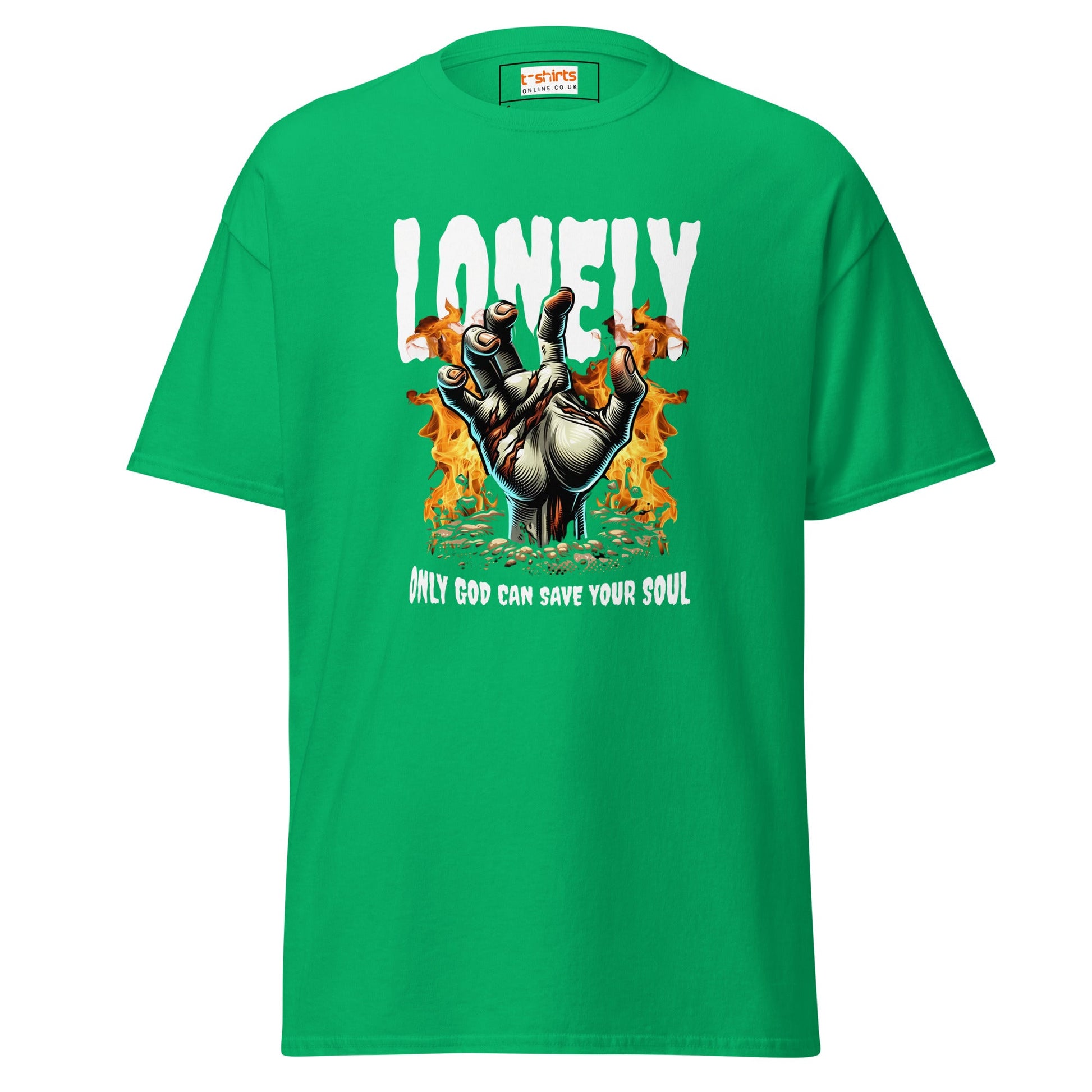 Lonely Zombie | Zombie T-Shirt - Irish Green - T-Shirts Online