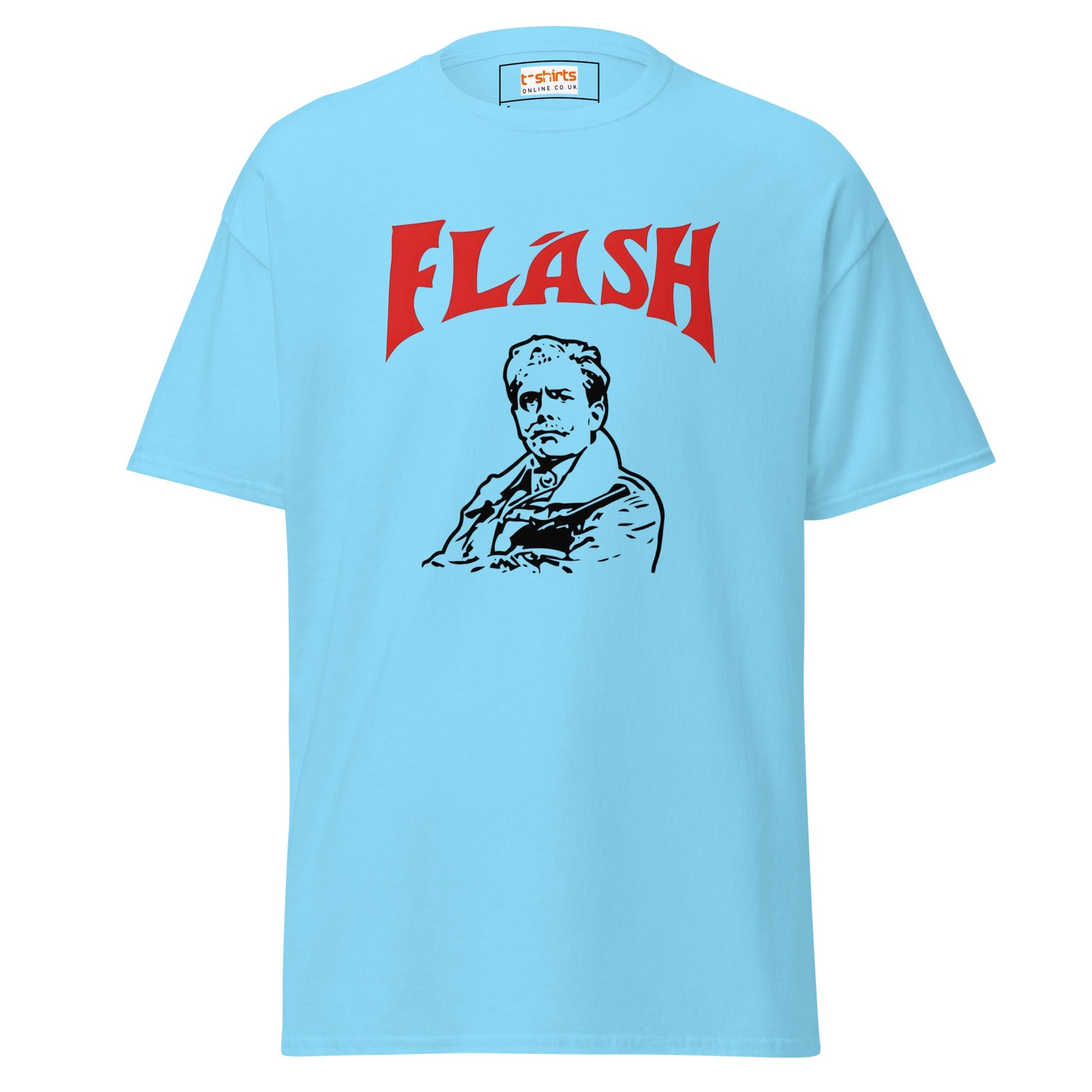 Lord FlashHeart | TV Comedy T-Shirt - Sky - T-Shirts Online