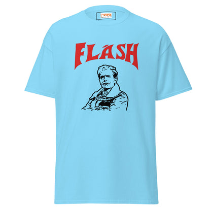 Lord FlashHeart | TV Comedy T-Shirt - Sky - T-Shirts Online