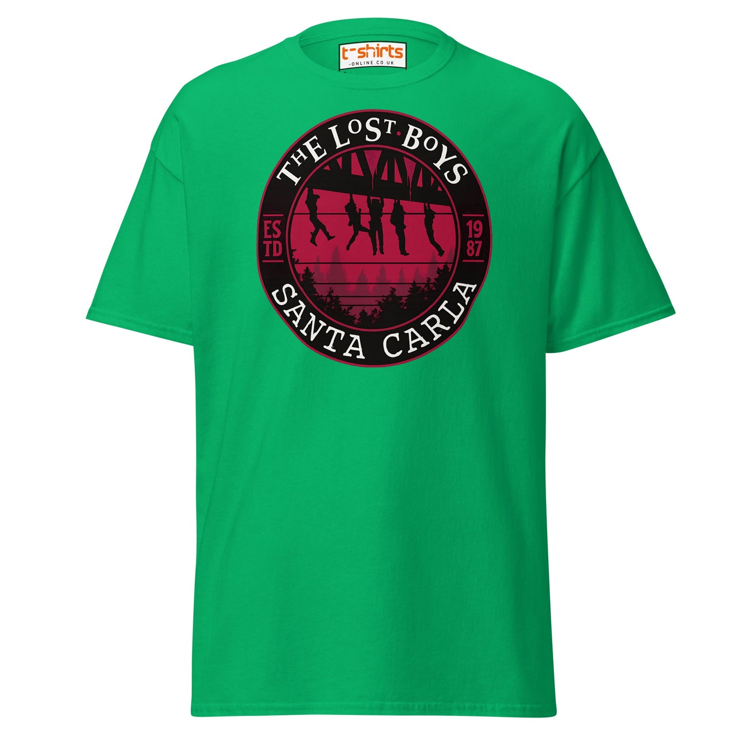Lost Boys Santa Carla T-Shirt | Vintage Horror Movie Tee - Irish Green - T-Shirts Online