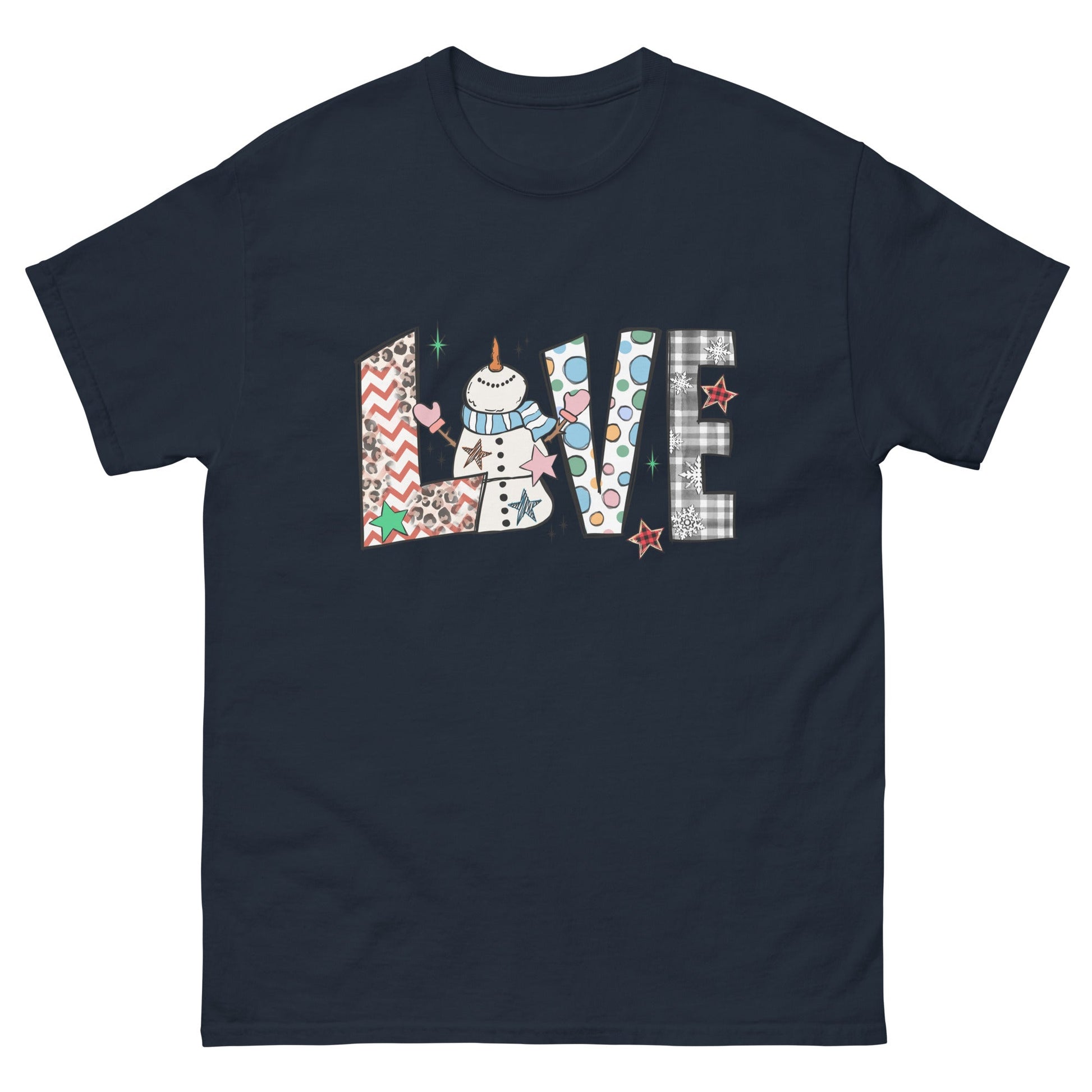 Love Christmas | Christmas T-Shirt - Navy - T-Shirts Online