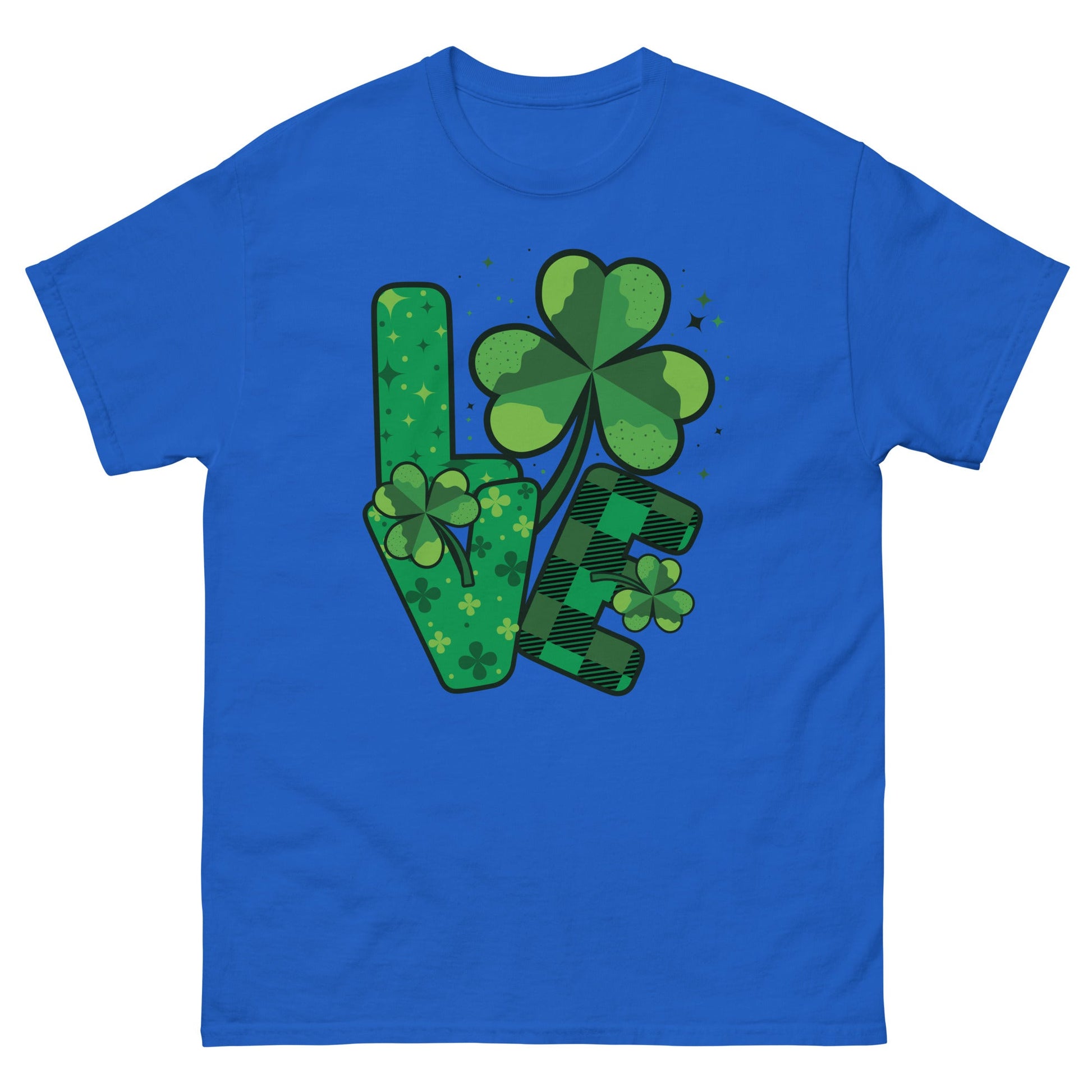 Love St Patricks Day | Paddys Day T-Shirt - Royal - T-Shirts Online