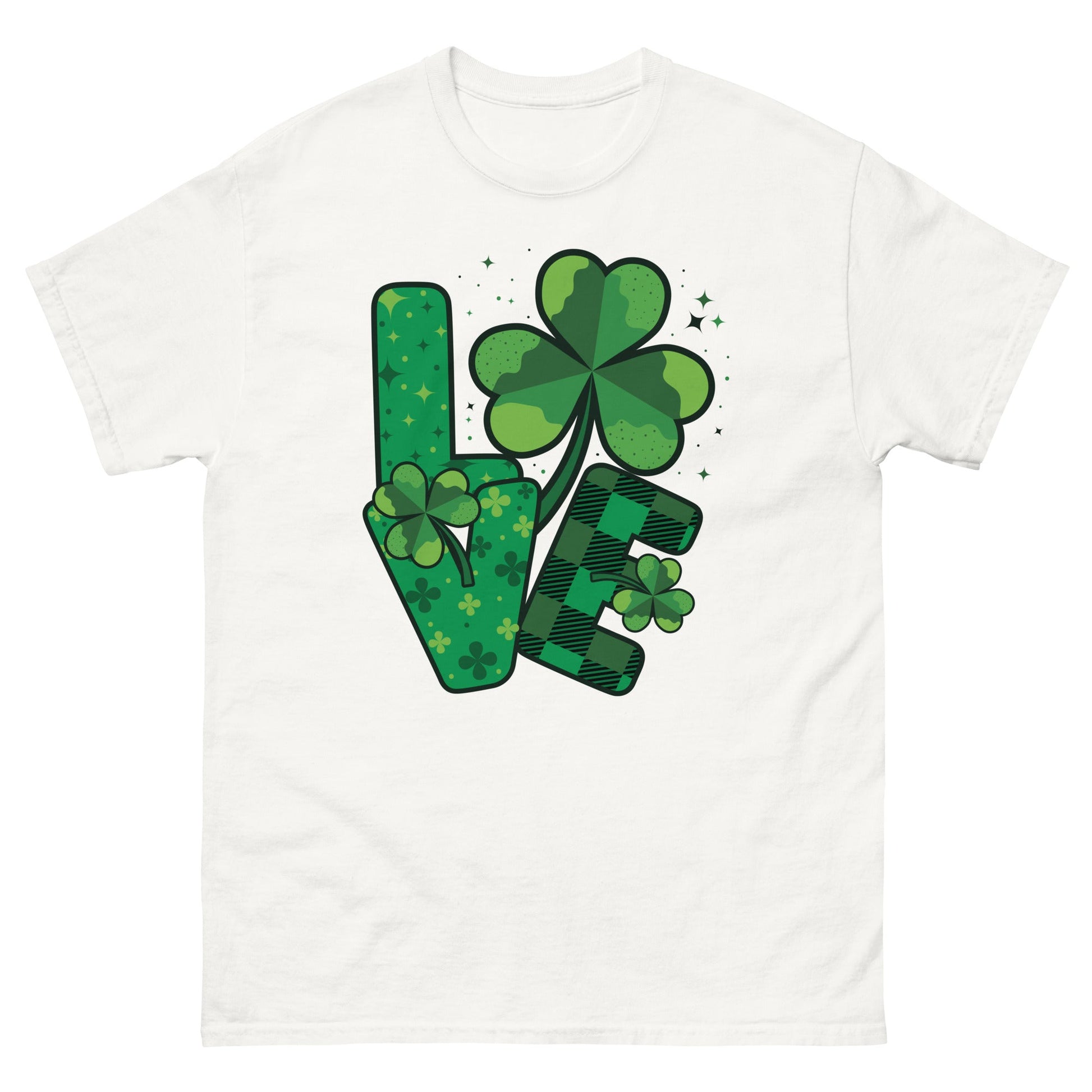 Love St Patricks Day | Paddys Day T-Shirt - White - T-Shirts Online
