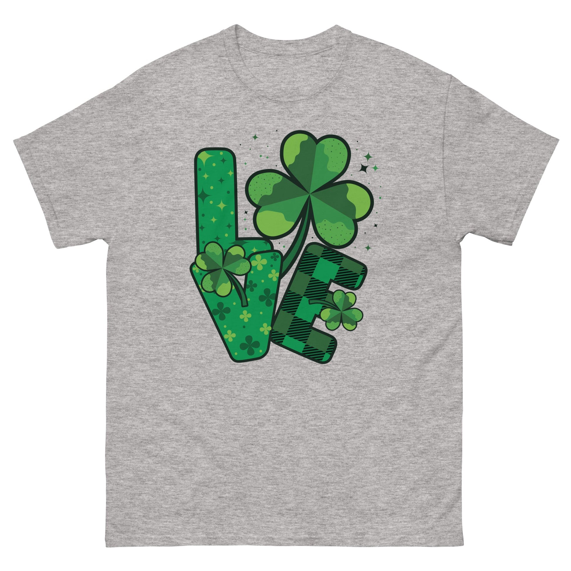 Love St Patricks Day | Paddys Day T-Shirt - Sport Grey - T-Shirts Online