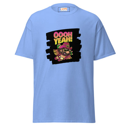 Macho Man | Mashup T-Shirt - Carolina Blue - T-Shirts Online