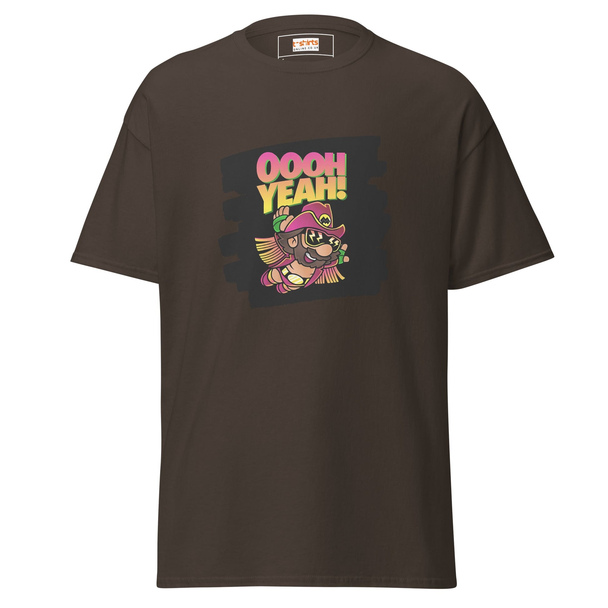Macho Man | Mashup T-Shirt - Dark Chocolate - T-Shirts Online