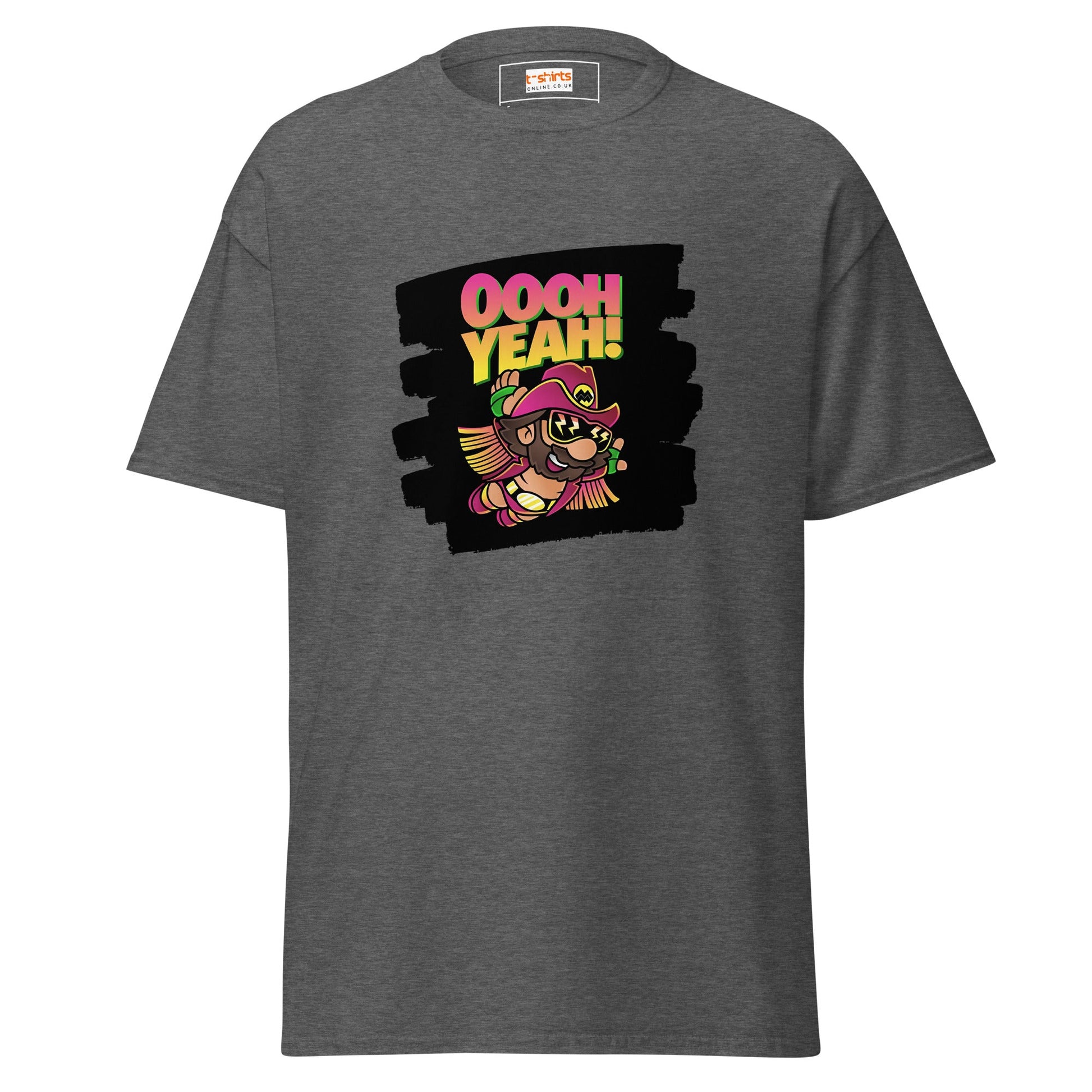 Macho Man | Mashup T-Shirt - Dark Heather - T-Shirts Online