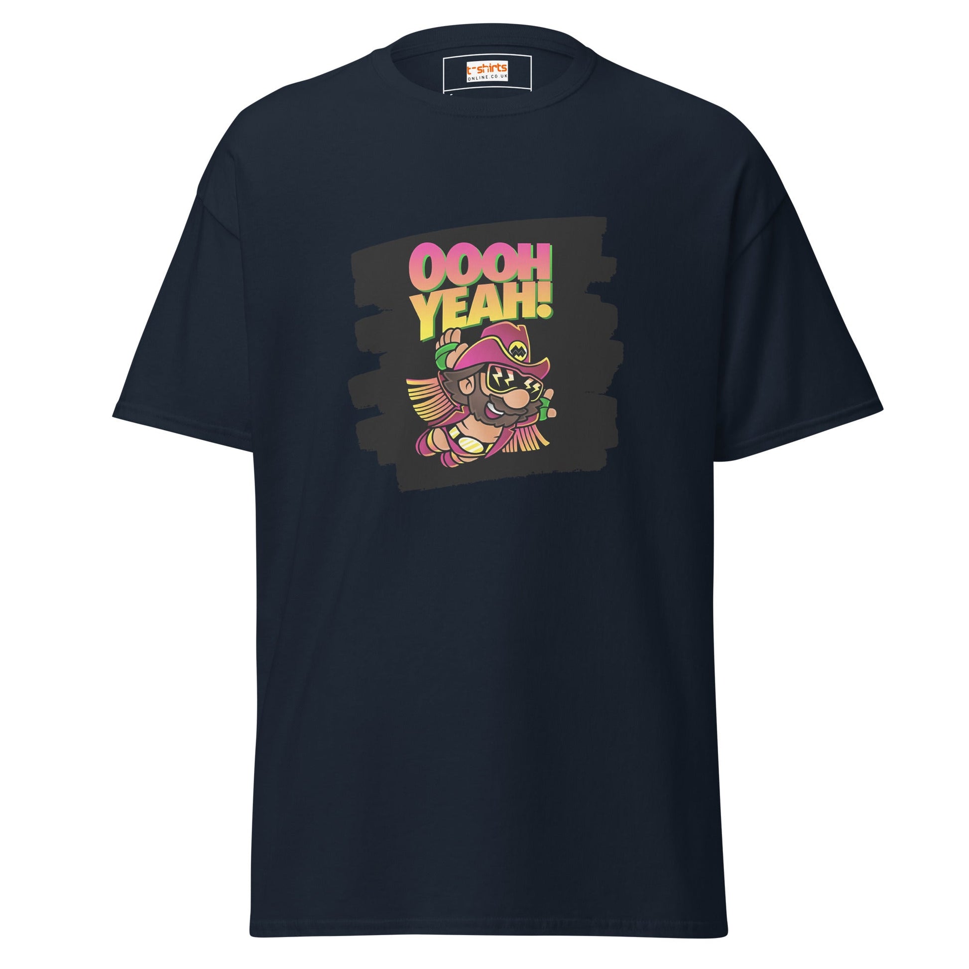 Macho Man | Mashup T-Shirt - Navy - T-Shirts Online