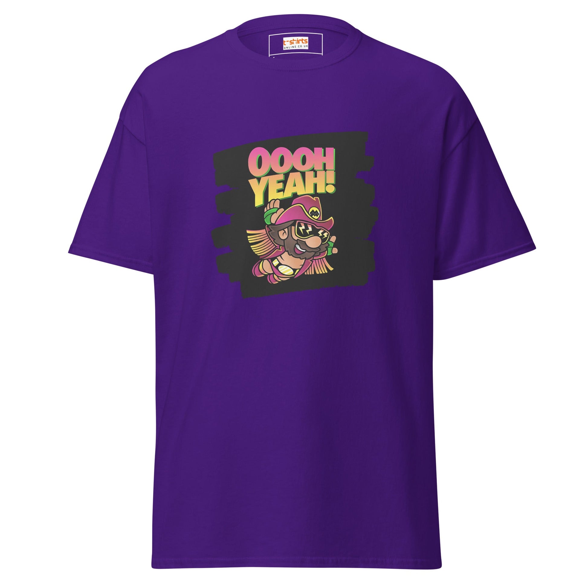 Macho Man | Mashup T-Shirt - Purple - T-Shirts Online