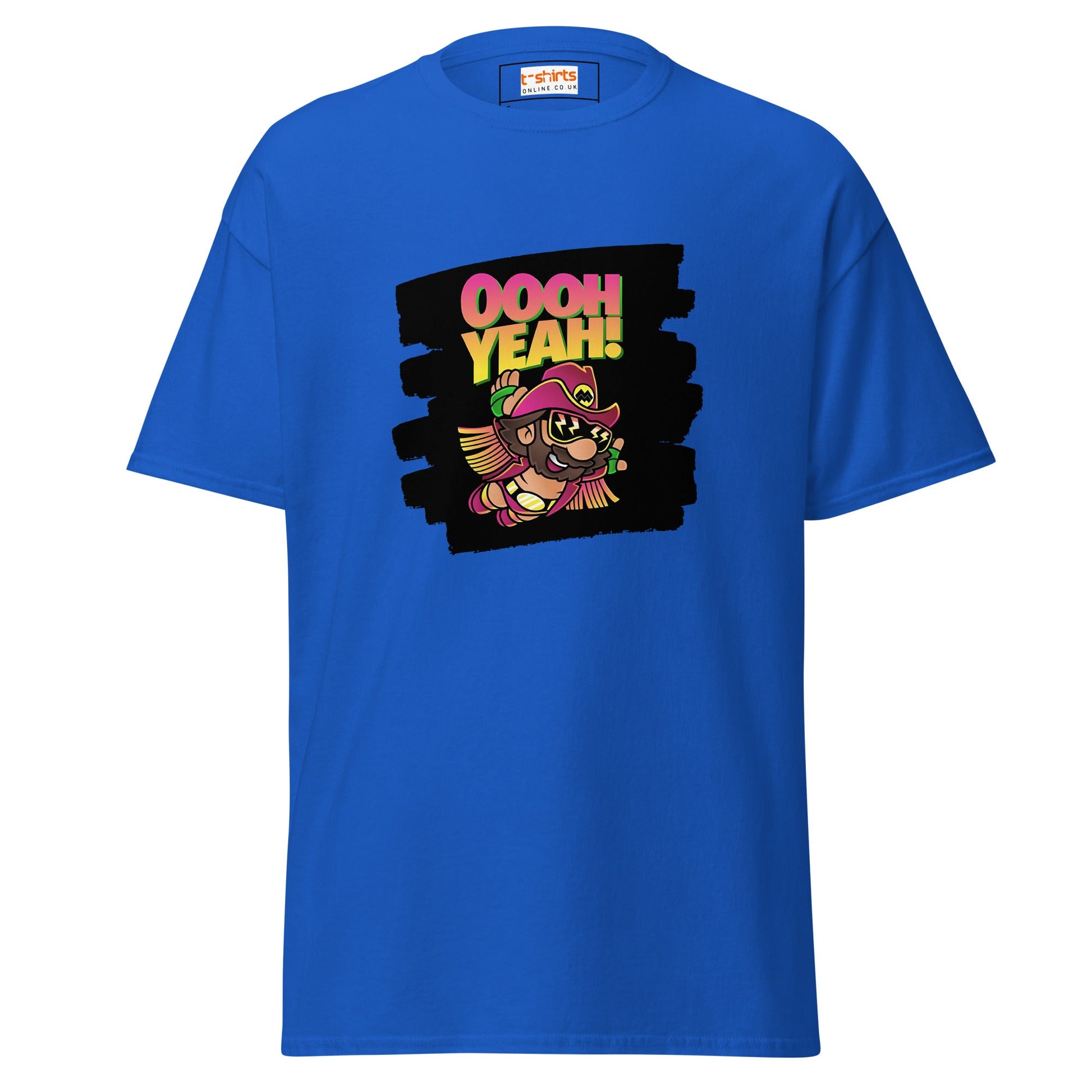 Macho Man | Mashup T-Shirt - Royal - T-Shirts Online
