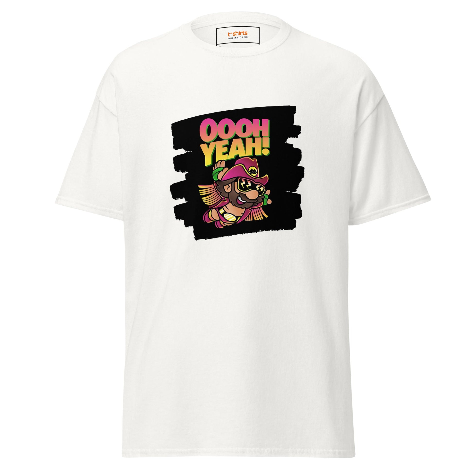 Macho Man | Mashup T-Shirt - White - T-Shirts Online