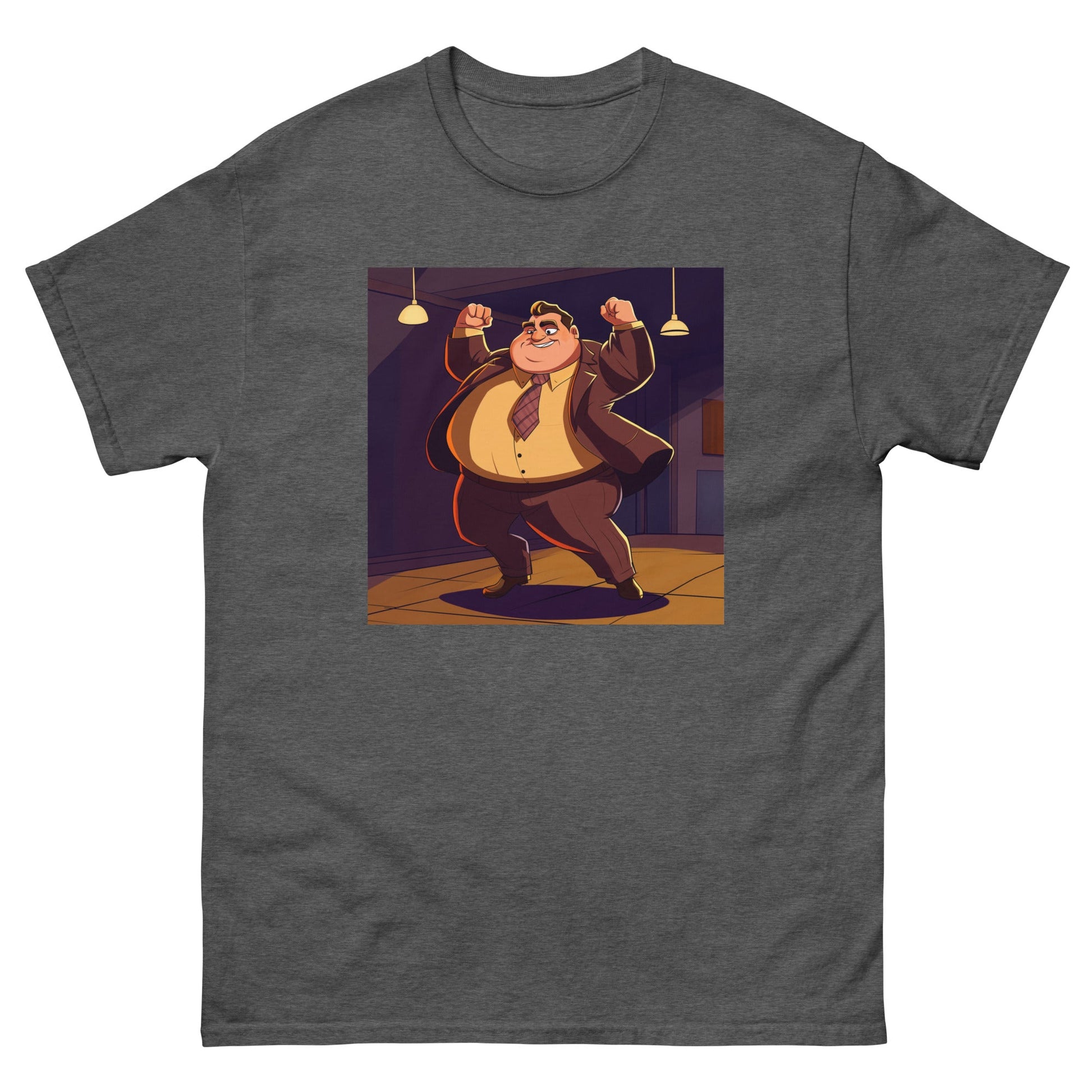 Mafia Boss | Men's T-Shirt - Dark Heather - T-Shirts Online