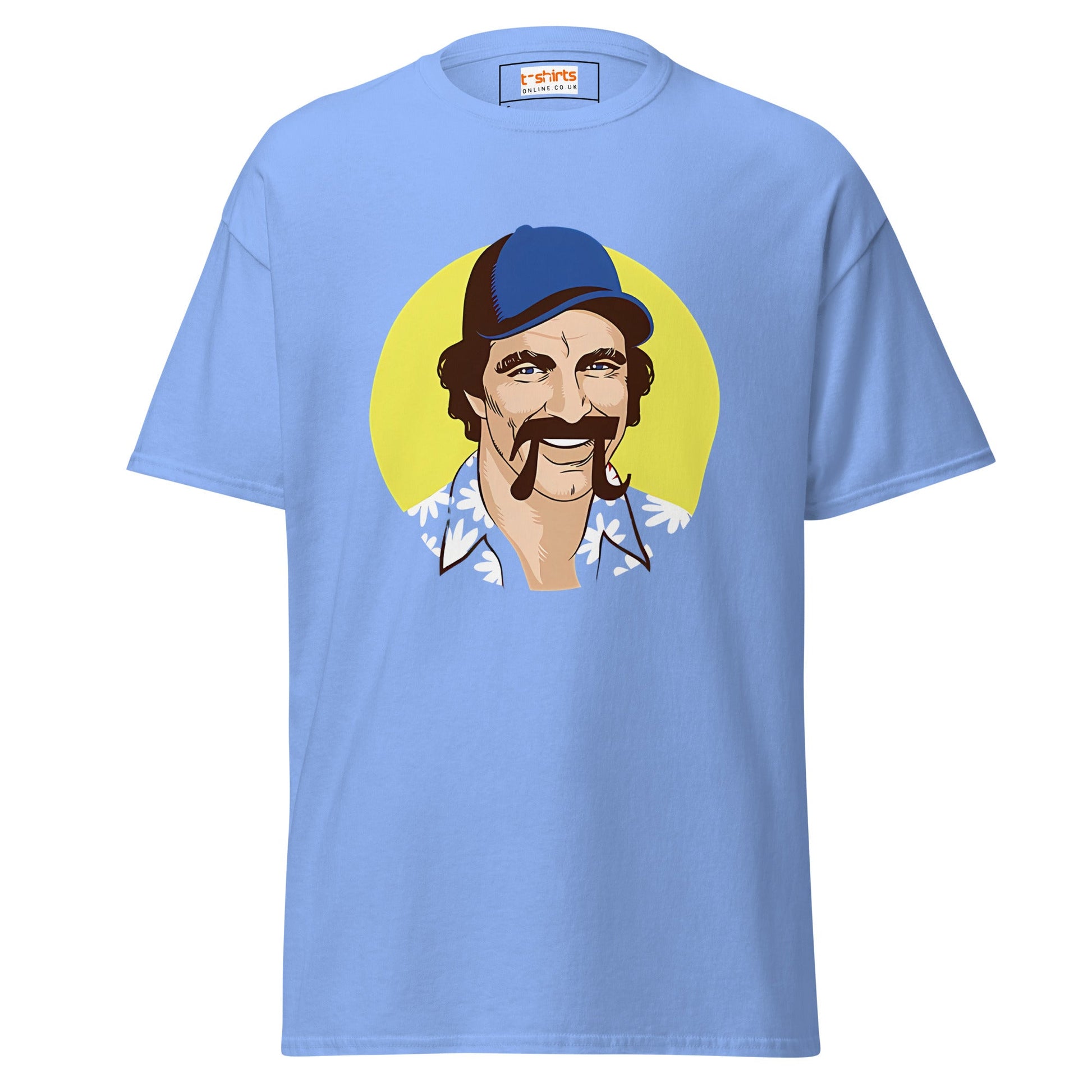 Magnum PI | TV Parody T-Shirt - Carolina Blue - T-Shirts Online