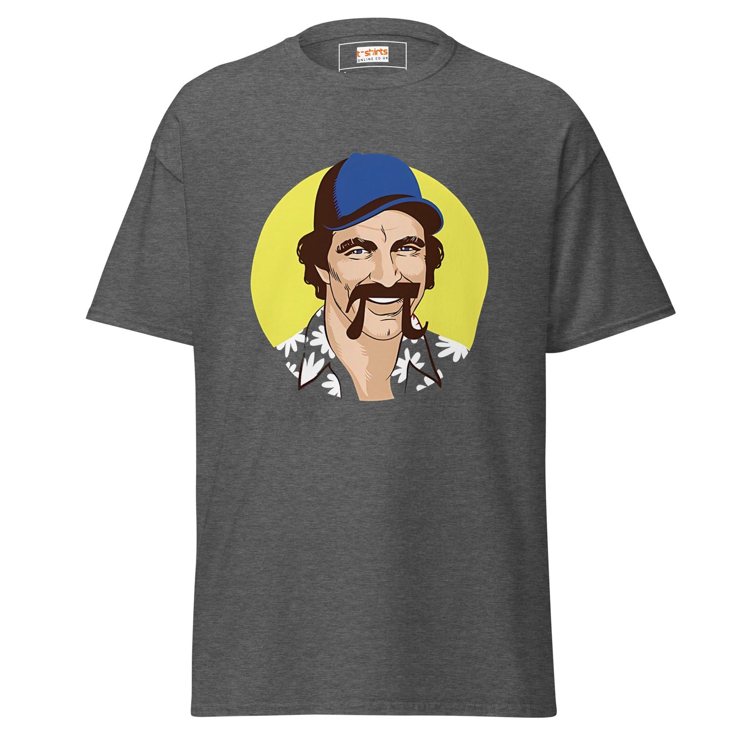 Magnum PI | TV Parody T-Shirt - Dark Heather - T-Shirts Online