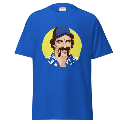 Magnum PI | TV Parody T-Shirt - Royal - T-Shirts Online