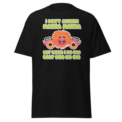 Mahna Mahna Funny Muppet Inspired T-Shirt - Doo Doot Doo - Black - T-Shirts Online