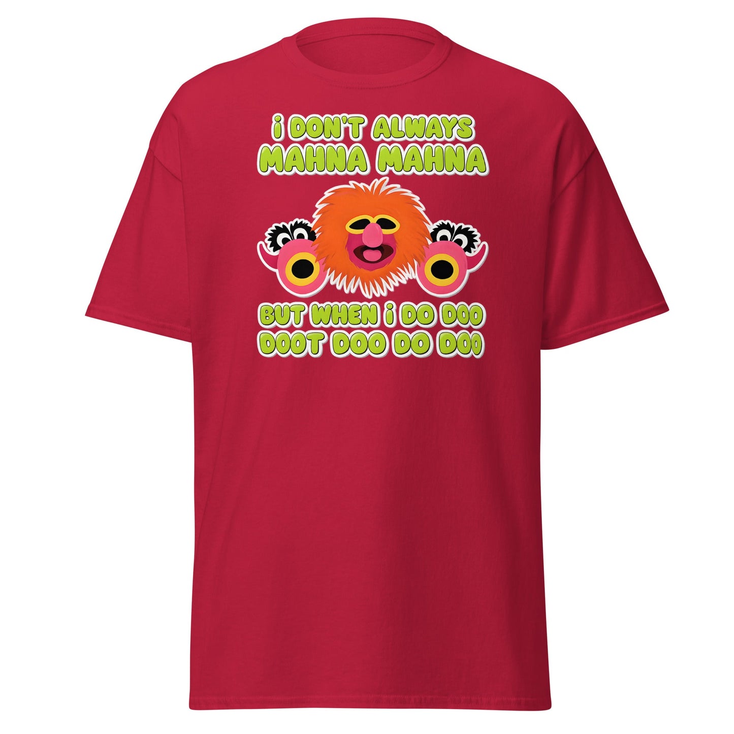 Mahna Mahna Funny Muppet Inspired T-Shirt - Doo Doot Doo - Cardinal - T-Shirts Online