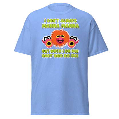 Mahna Mahna Funny Muppet Inspired T-Shirt - Doo Doot Doo - Carolina Blue - T-Shirts Online