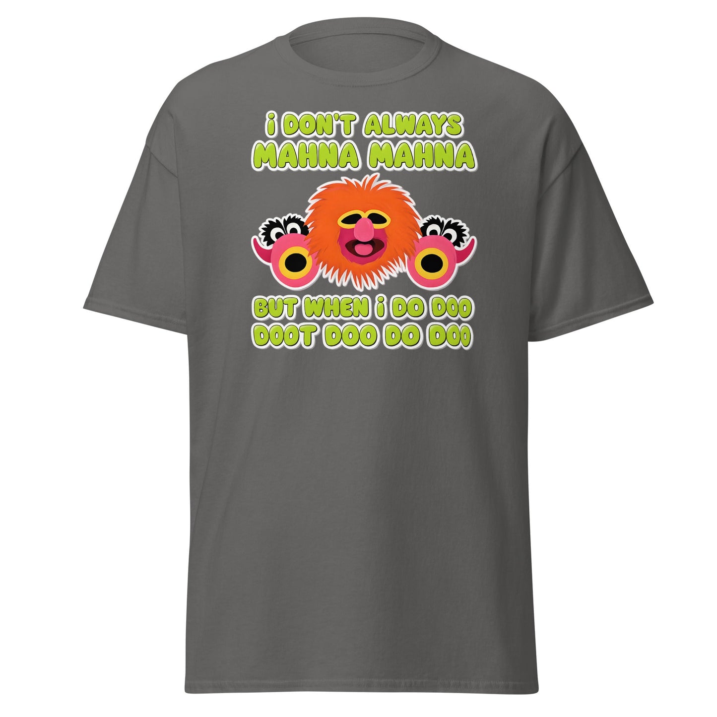 Mahna Mahna Funny Muppet Inspired T-Shirt - Doo Doot Doo - Charcoal - T-Shirts Online