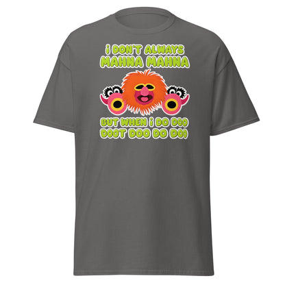 Mahna Mahna Funny Muppet Inspired T-Shirt - Doo Doot Doo - Charcoal - T-Shirts Online