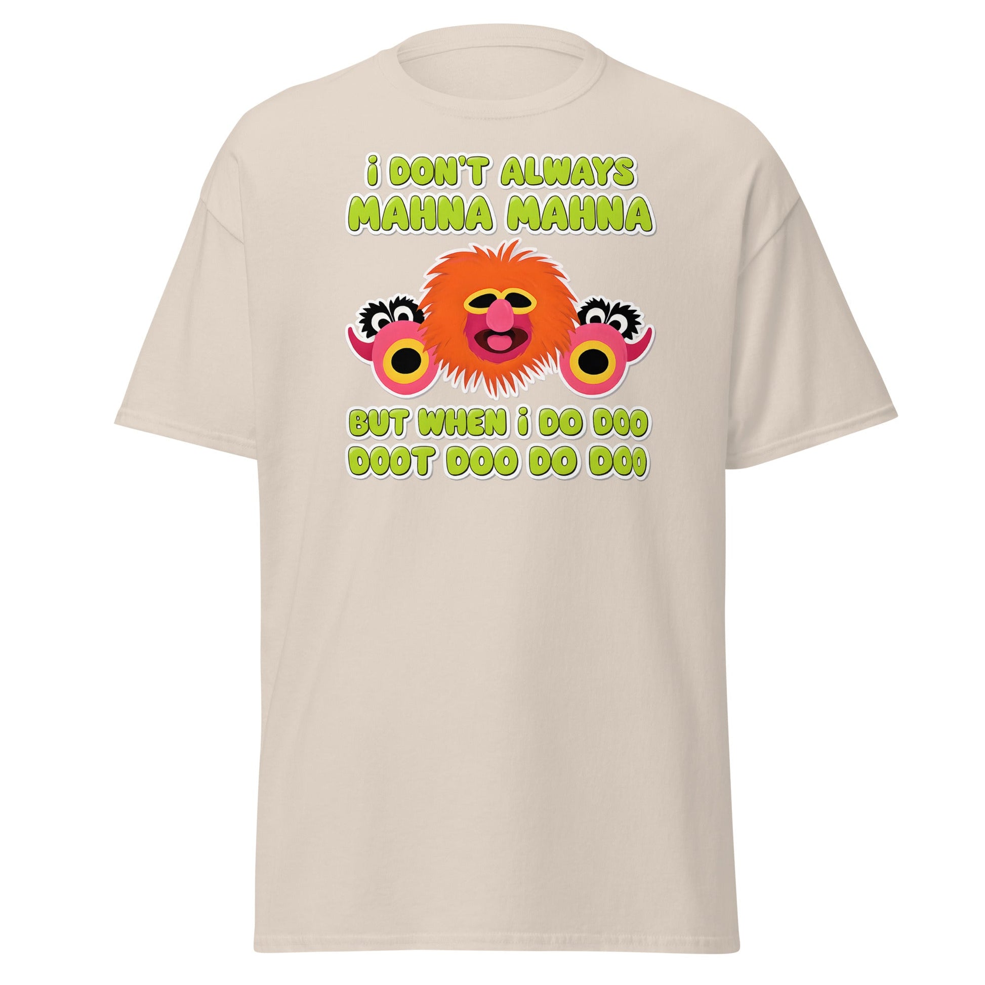 Mahna Mahna Funny Muppet Inspired T-Shirt - Doo Doot Doo - Natural - T-Shirts Online