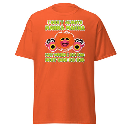 Mahna Mahna Funny Muppet Inspired T-Shirt - Doo Doot Doo - Orange - T-Shirts Online