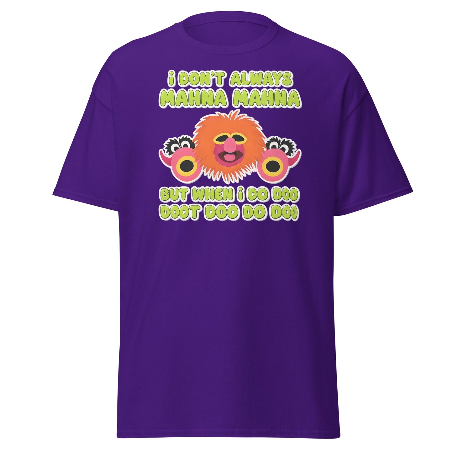 Mahna Mahna Funny Muppet Inspired T-Shirt - Doo Doot Doo - Purple - T-Shirts Online