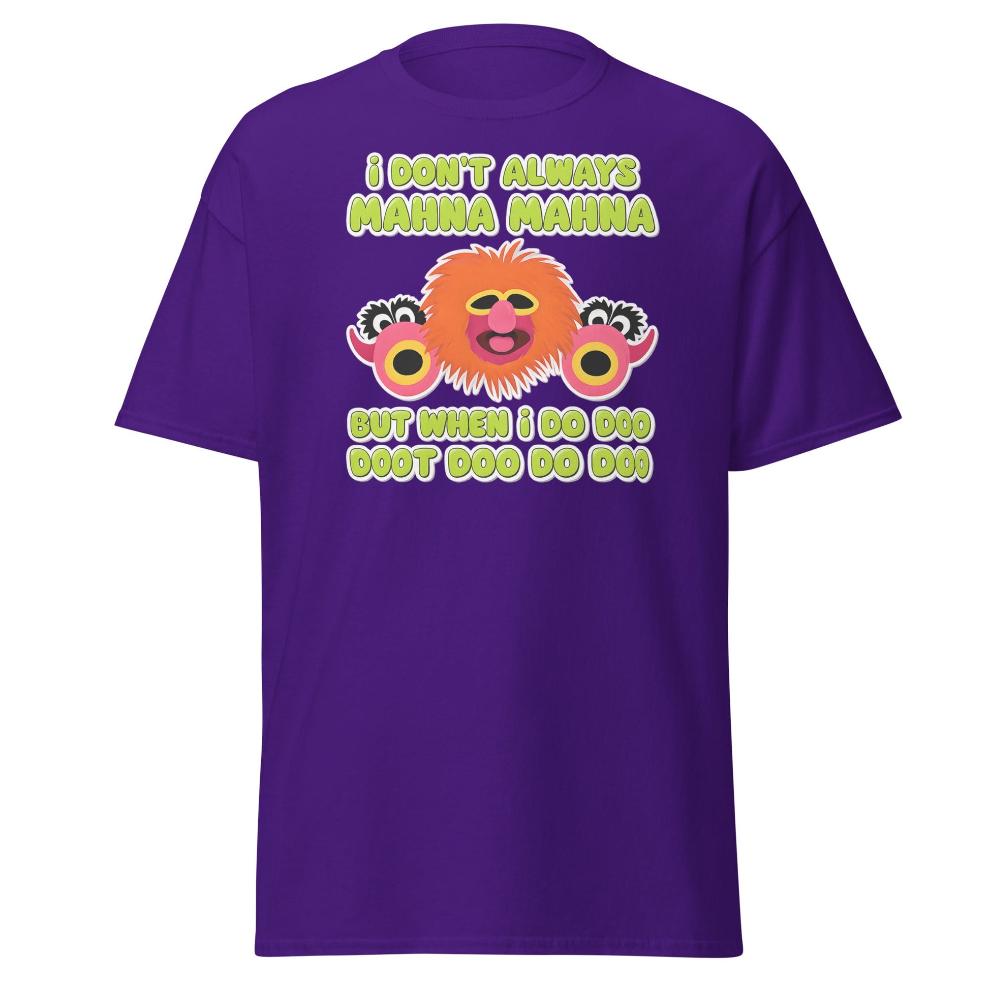 Mahna Mahna Funny Muppet Inspired T-Shirt - Doo Doot Doo - Purple - T-Shirts Online